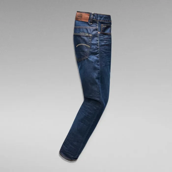Straight Men GStar RAW 3301 Regular Straight Jeans Dark Aged