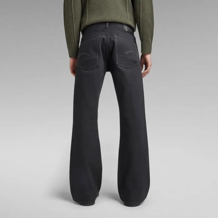 Straight Men GStar RAW Triple A Bootcut Jeans Pitch Black