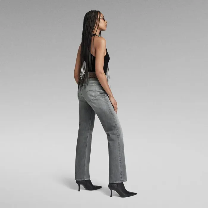 Straight Women GStar RAW Strace Straight Jeans Sun Faded Glacier Grey