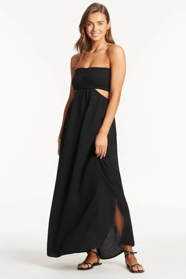 Sunset Bandeau Dress Sunset Black Women Sea Level Dresses