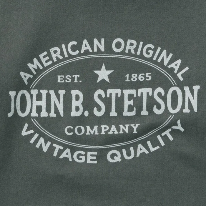 Sweaters and Hoodies Men Stetson Stetson Hoodie Star Left Chest Blue