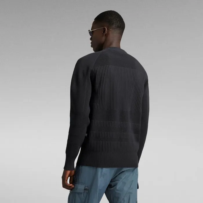 Sweaters Men GStar RAW Engineered Knitted Sweater Shadow