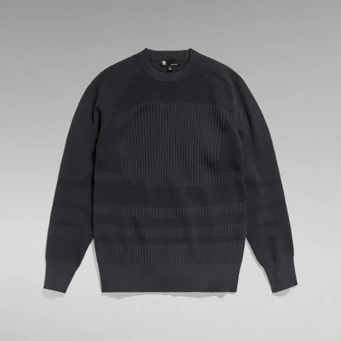 Sweaters Men GStar RAW Engineered Knitted Sweater Shadow