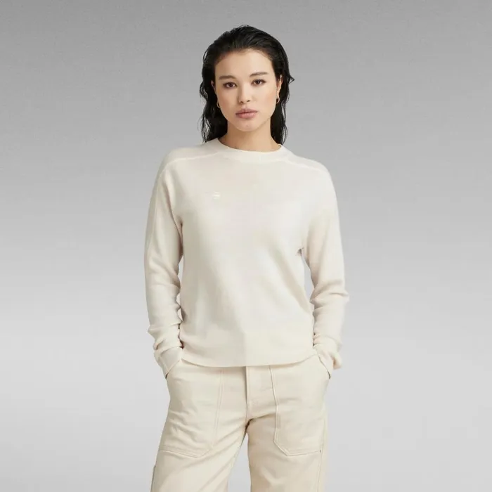 Sweaters Women GStar RAW Core Knit Eggnog
