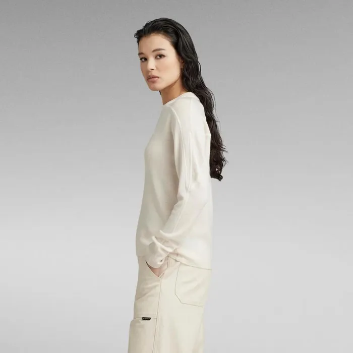 Sweaters Women GStar RAW Core Knit Eggnog