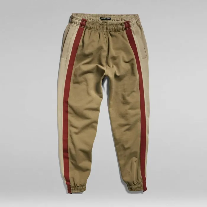 Sweatpants Men GStar RAW Tape Colorblock Sweat Pants Fresh Army Greenlight Moss Color Block