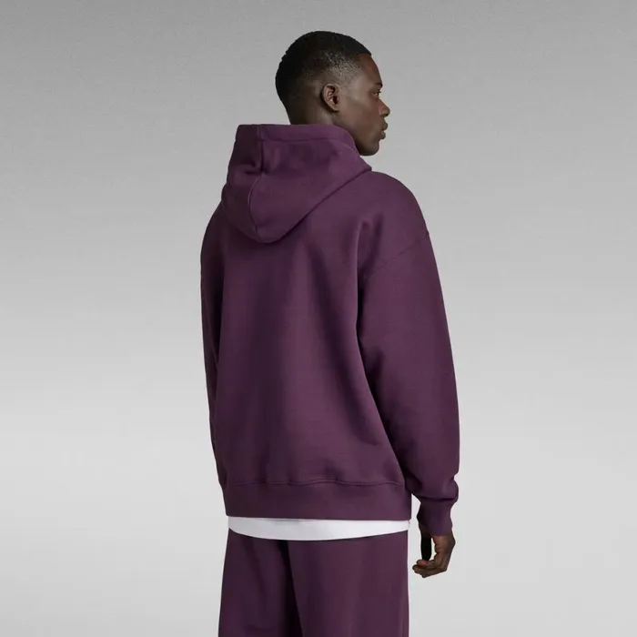 Sweatshirts and Hoodies Men GStar RAW Essential Unisex Loose Hoodie Light Maze