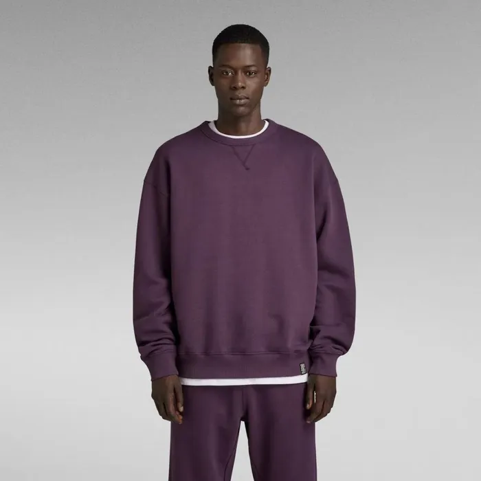 Sweatshirts and Hoodies Men GStar RAW Essential Unisex Loose Sweater Light Maze Sweatshirts and Hoodies Men GStar RAW Essential Unisex Loose Sweater Light Maze