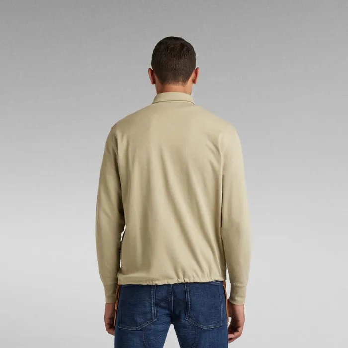 Sweatshirts and Hoodies Men GStar RAW Lightweight Zip Through Sweater Light Moss