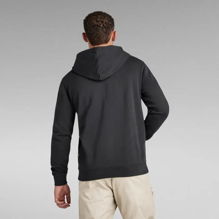 Sweatshirts and Hoodies Men GStar RAW Painted Graphic Hoodie Dark Black