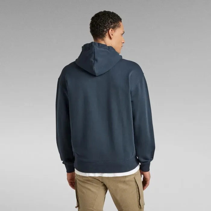 Sweatshirts and Hoodies Men GStar RAW RAW 7411 Loose Hooded Sweater Dark Patriot Blue