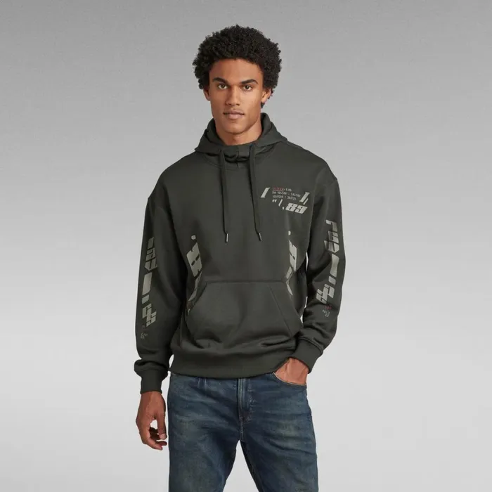 Sweatshirts and Hoodies Men GStar RAW Sobiru Loose Hooded Sweater Cloack