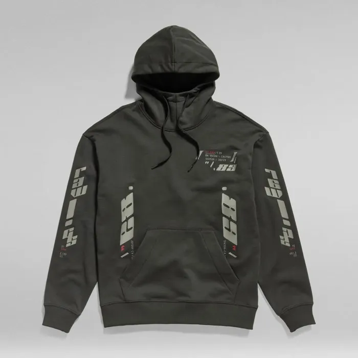 Sweatshirts and Hoodies Men GStar RAW Sobiru Loose Hooded Sweater Cloack