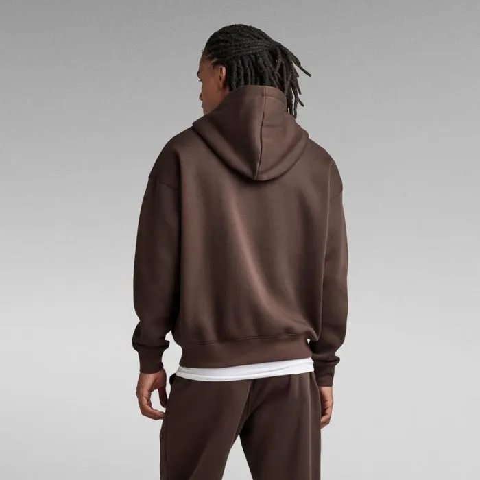 Sweatshirts and Hoodies Men GStar RAW Unisex Core Loose Hooded Sweater Coffee Bean
