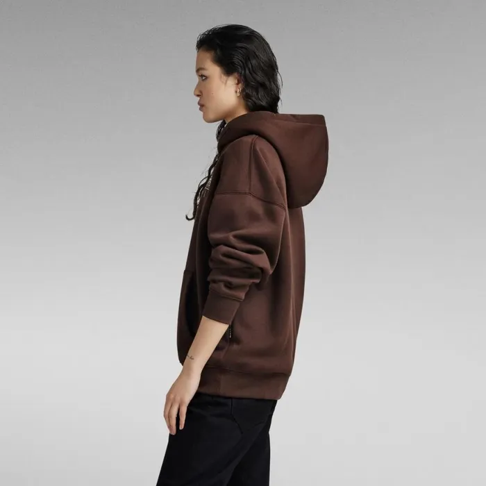 Sweatshirts and Hoodies Men GStar RAW Unisex Core Loose Hooded Sweater Coffee Bean