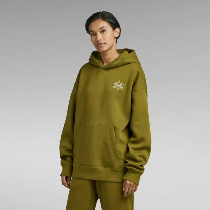 Sweatshirts and Hoodies Men GStar RAW Unisex Core Loose Hoodie Avocado