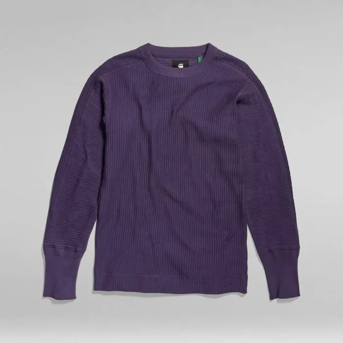 Sweatshirts and Hoodies Women GStar RAW Swedish Army Sweater Carbonne Purple