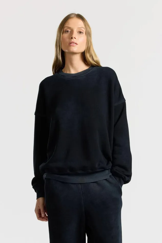 Sweatshirts Men COTTON CITIZEN Boston Crew Vintage Black