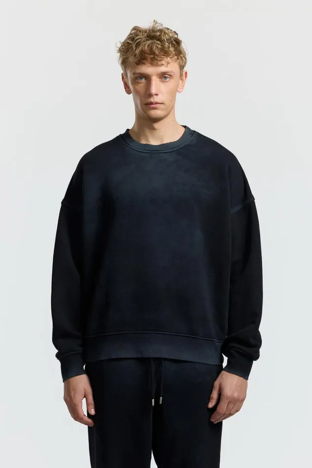 Sweatshirts Men COTTON CITIZEN Boston Crew Vintage Black Sweatshirts Men COTTON CITIZEN Boston Crew Vintage Black