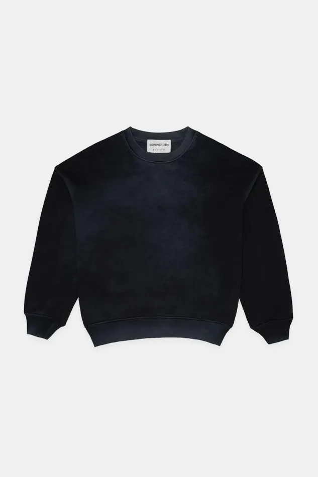Sweatshirts Men COTTON CITIZEN Boston Crew Vintage Black Sweatshirts Men COTTON CITIZEN Boston Crew Vintage Black