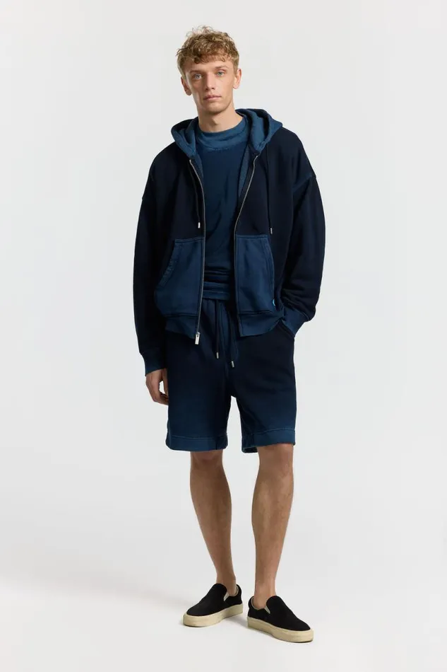 Sweatshirts Men COTTON CITIZEN Boston Zip Hoodie Vintage Navy Sweatshirts Men COTTON CITIZEN Boston Zip Hoodie Vintage Navy