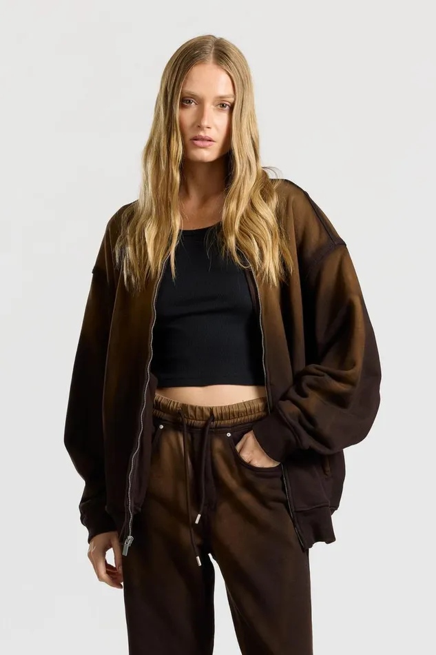 Sweatshirts Women COTTON CITIZEN Berlin Bomber Jacket Espresso Cast