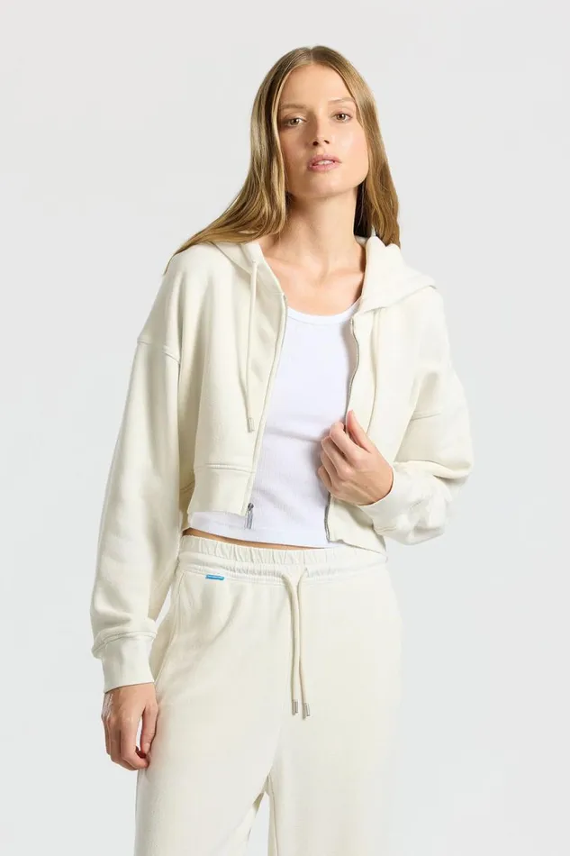 Sweatshirts Women COTTON CITIZEN Boston Crop Hoodie Vintage Bone