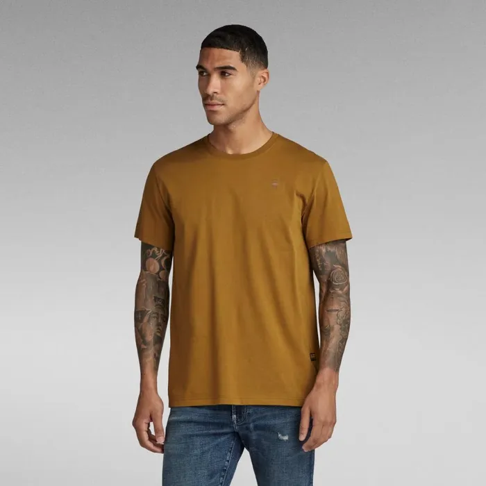 TShirts and Polos Men GStar RAW BaseS TShirt Tobacco