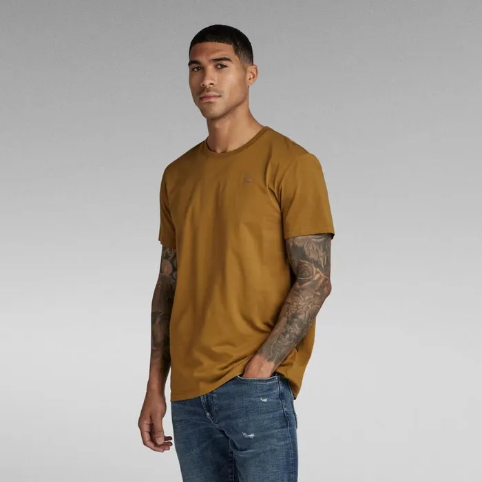 TShirts and Polos Men GStar RAW BaseS TShirt Tobacco