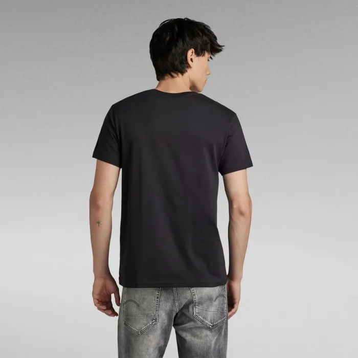 TShirts and Polos Men GStar RAW Denim Graphic TShirt Dark Black