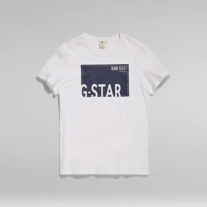 TShirts and Polos Men GStar RAW Graphic 8 TShirt White