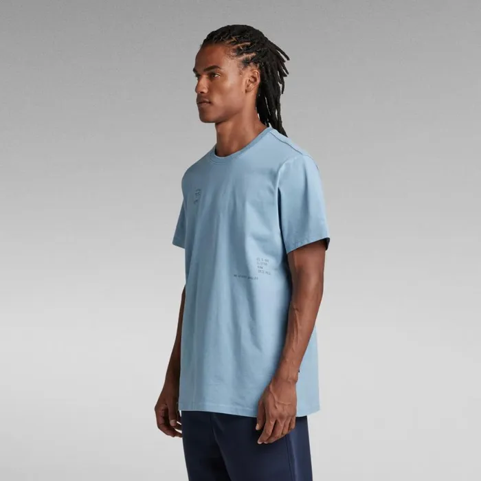 TShirts and Polos Men GStar RAW Irregular Graphics Loose TShirt Lake