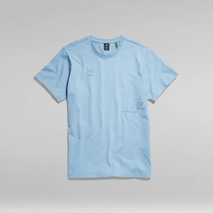 TShirts and Polos Men GStar RAW Irregular Graphics Loose TShirt Lake