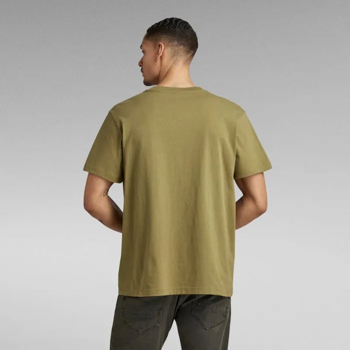 TShirts and Polos Men GStar RAW Loose Round Neck TShirt Smoke Olive