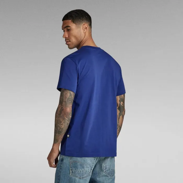 TShirts and Polos Men GStar RAW Multi Badge TShirt Ballpen Blue