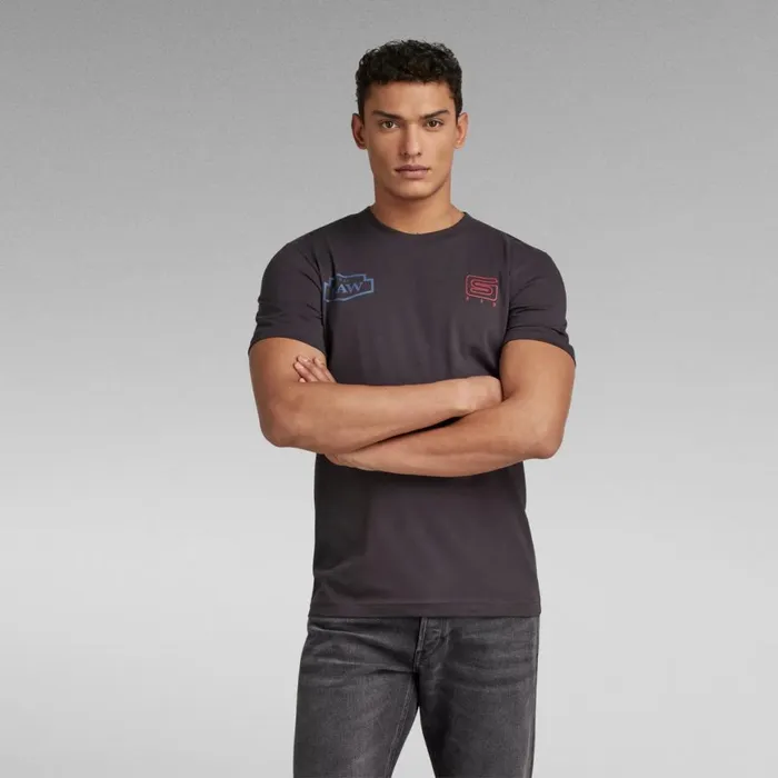 TShirts and Polos Men GStar RAW Multi Graphic Slim TShirt Shadow