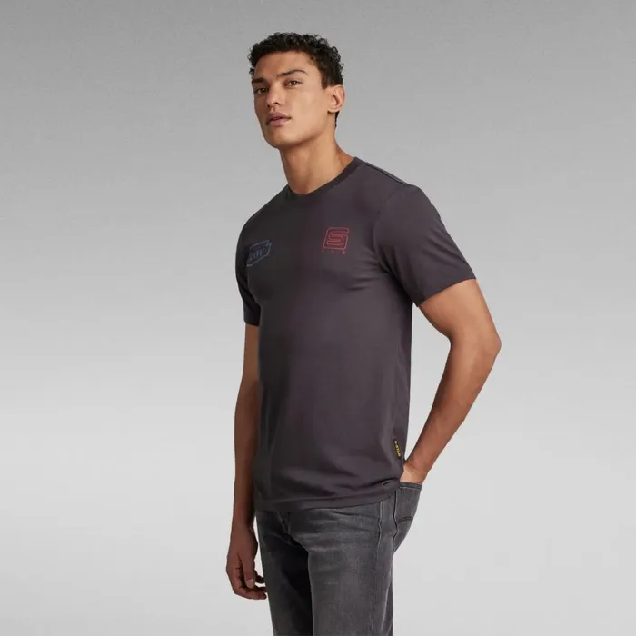 TShirts and Polos Men GStar RAW Multi Graphic Slim TShirt Shadow