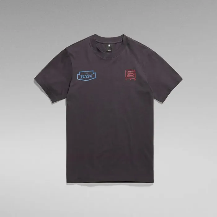 TShirts and Polos Men GStar RAW Multi Graphic Slim TShirt Shadow