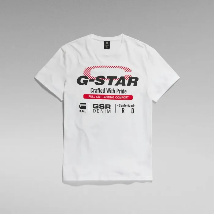 TShirts and Polos Men GStar RAW Old Skool Originals TShirt White