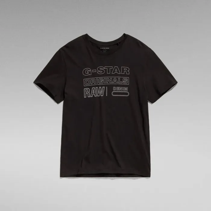 TShirts and Polos Men GStar RAW Originals TShirt Dark Black