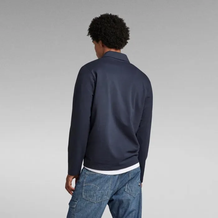 TShirts and Polos Men GStar RAW Polo Half Zip Lightweight Sweater Salute