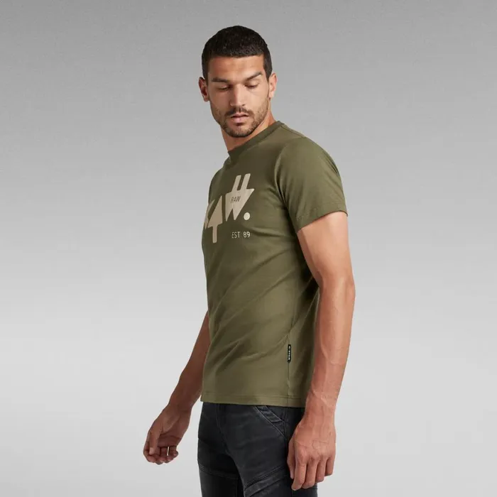 TShirts and Polos Men GStar RAW RAW Arrow TShirt Shadow Olive