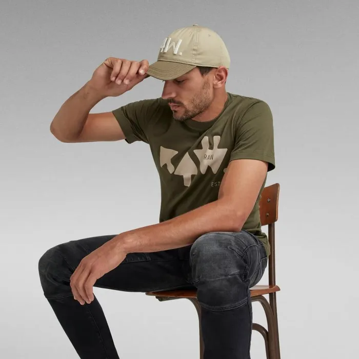 TShirts and Polos Men GStar RAW RAW Arrow TShirt Shadow Olive