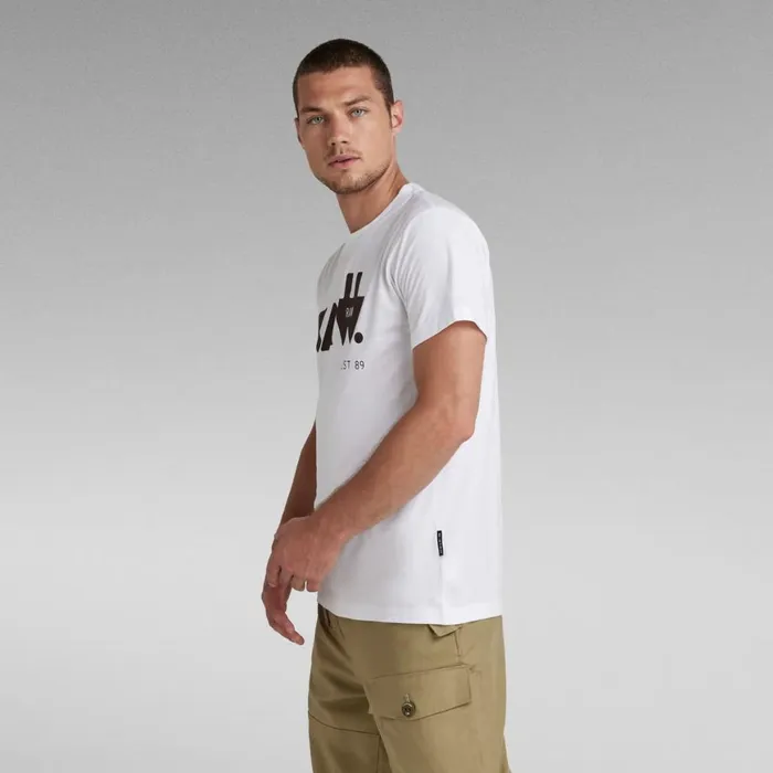 TShirts and Polos Men GStar RAW RAW Arrow TShirt White