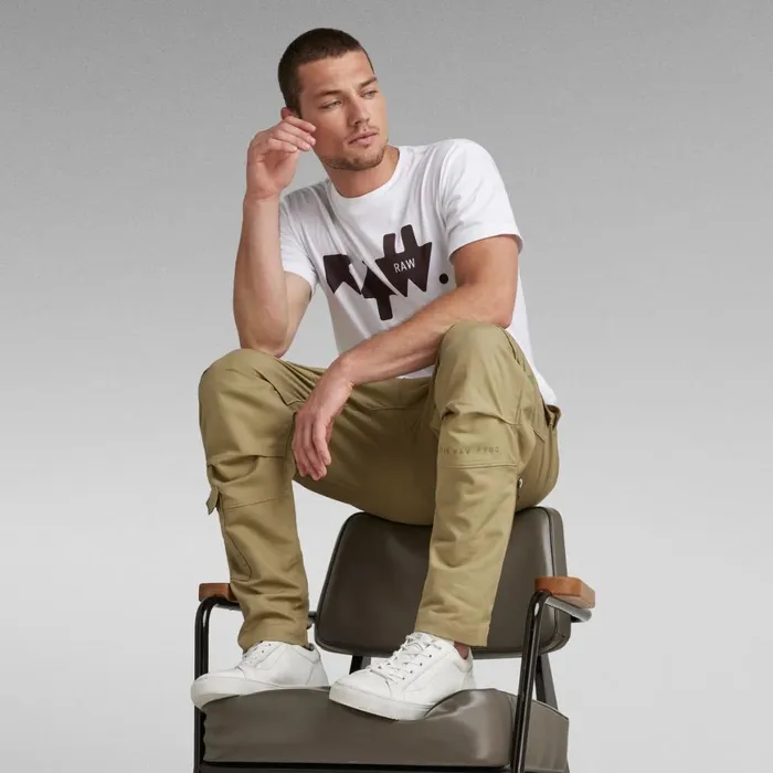 TShirts and Polos Men GStar RAW RAW Arrow TShirt White