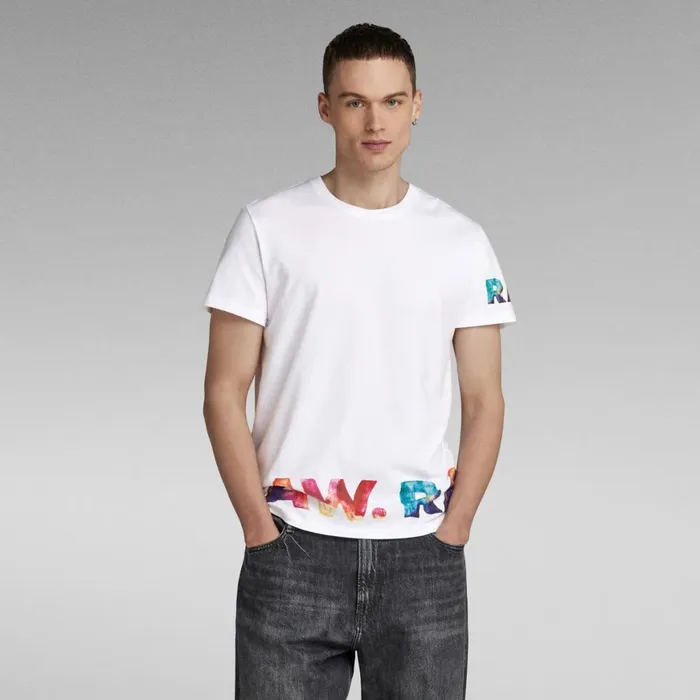 TShirts and Polos Men GStar RAW RAW Repeat TShirt White