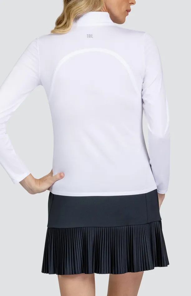 Tail Activewear Amelia Top 8211 Chalk White Women Long Sleeve