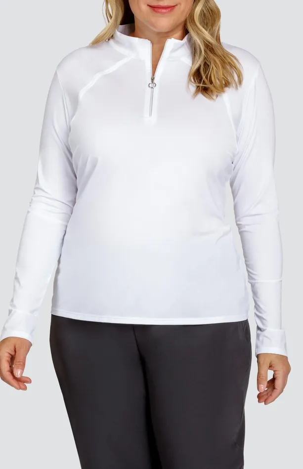 Tail Activewear Amelia Top 8211 Chalk White Women Long Sleeve