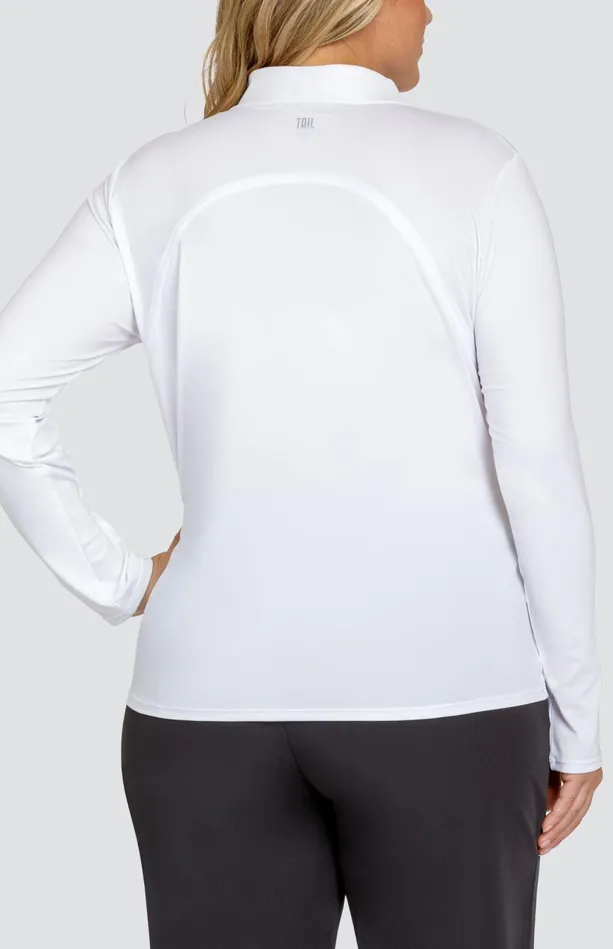 Tail Activewear Amelia Top 8211 Chalk White Women Long Sleeve
