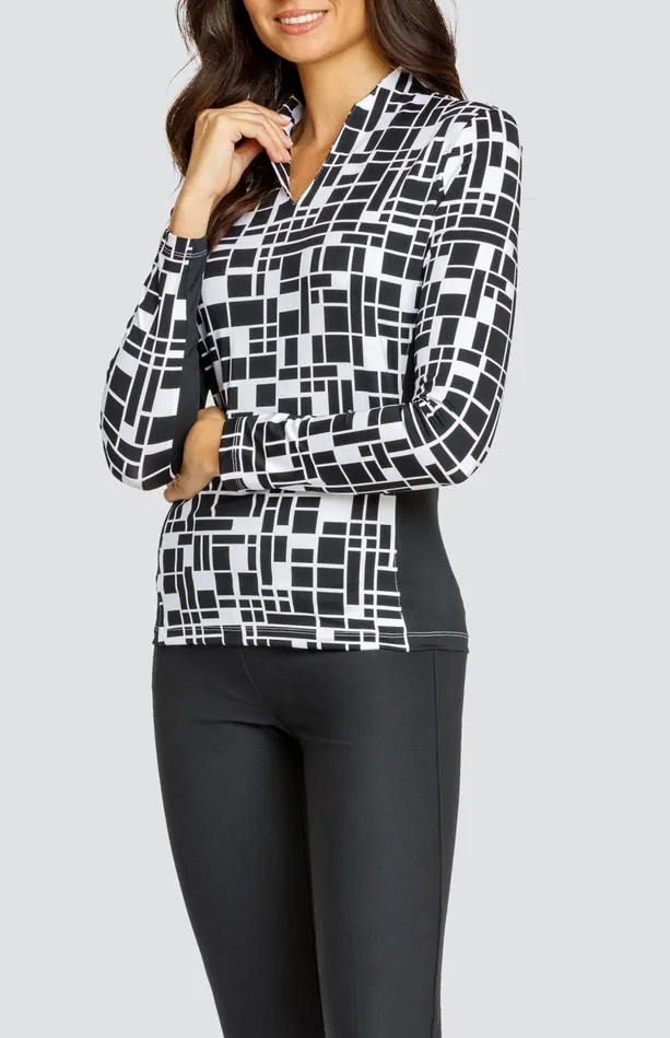 Tail Activewear Faris Top 8211 Tetra Geo Women Long Sleeve